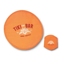 Nylonowe, składane frisbee / Pomarańczowy IT3087-10