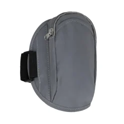 Odblaskowa opaska sportowa z etui na cenne przedmioty / Szary LT90902-N0061