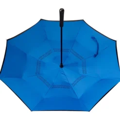 Odwracalny parasol manualny / Granatowy V9911-04