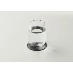 Okrągła podkładka z PU / Czarny MO2616-03
