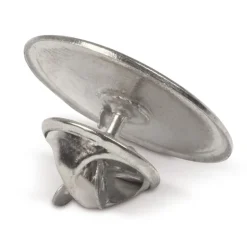 Okrągła przypinka Ø20mm / Srebrny matowy LT99735-N0091
