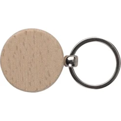 Okrągły, drewniany brelok Ø40mm / Drewniany LT99714-N0093