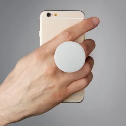 Okrągły uchwyt na telefon / Biały MO9760-06