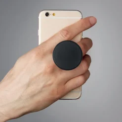 Okrągły uchwyt na telefon / Czarny MO9760-03