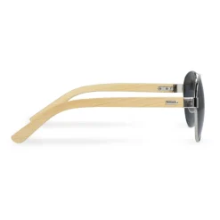 Okulary przeciwsłoneczne aviator z bambusowymi zausznikami / Naturalny LT86728-N0094