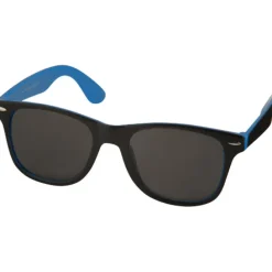 Okulary przeciwsłoneczne Sun Ray z dwoma kolorowymi wstawkami / Niebieski 10050001