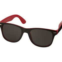 Okulary przeciwsłoneczne Sun Ray z dwoma kolorowymi wstawkami / Czerwony 10050002