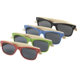 Okulary przeciwsłoneczne z bambusa Sun Ray / Czarny 12700590