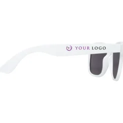 Okulary przeciwsłoneczne z plastiku PET z recyklingu Sun Ray / Biały 12700401