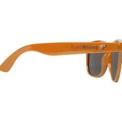 Okulary przeciwsłoneczne z plastiku PET z recyklingu Sun Ray / Pomarańczowy 12700431