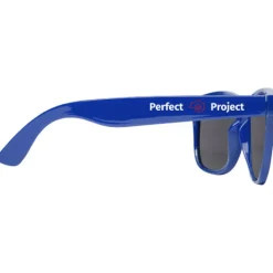 Okulary przeciwsłoneczne z plastiku PET z recyklingu Sun Ray / Błękit królewski 12700453