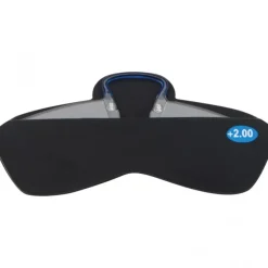Okulary +2.00 z etui do smartfona CESARE / Czarny 5075503