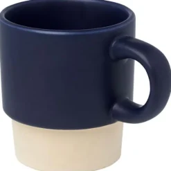 Olympia kubek do espresso z glinianym dnem, z możliwością układania w stosy, 130 ml / Granatowy 10080555