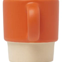 Olympia kubek do espresso z glinianym dnem, z możliwością układania w stosy, 130 ml / Pomarańczowy 10080531