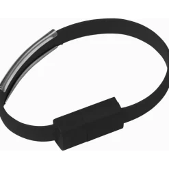Opaska na rękę, bransoletka, kabel do ładowania / Czarny V3823-03