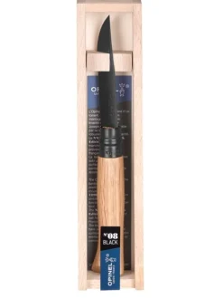 Opinel Nóż Inox Black 08 / Drewno 002172
