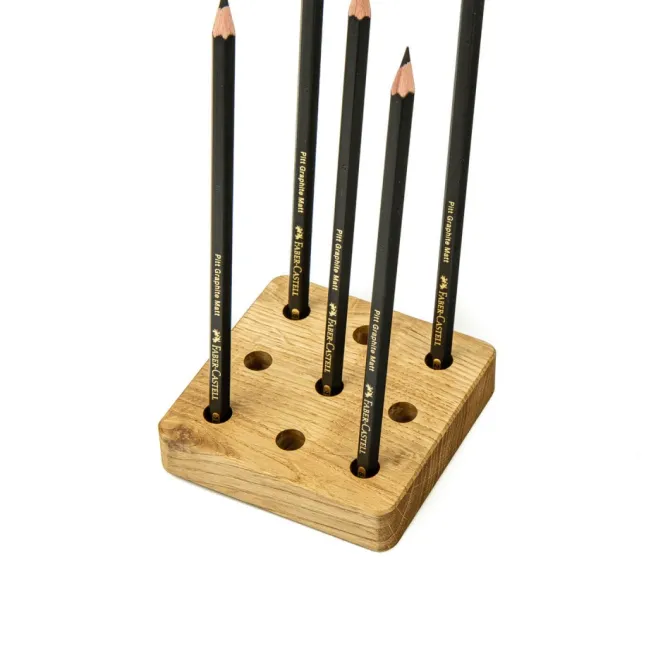 Organizer drewniany PEN STAND / Drewniany - dąb BWD10030