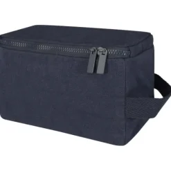 Organizer na przybory toaletowe z materiałów recyklingowanych Pack 500 g/m² Aware™  / Granatowy 12074655