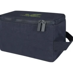 Organizer na przybory toaletowe z materiałów recyklingowanych Pack 500 g/m² Aware™  / Granatowy 12074655
