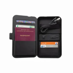 Organizer podróżny, ładowarka bezprzewodowa 3 w 1, 15W / Czarny P309.0501