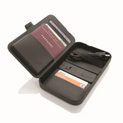Organizer podróżny, ładowarka bezprzewodowa 3 w 1, 15W / Czarny P309.0501