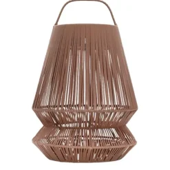 Originalhome Lampion przenośny abażur z recyklingu / Ceglasty czerwony 12449122