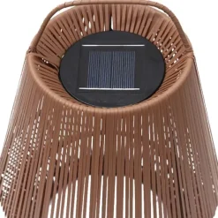 Originalhome Lampion przenośny abażur z recyklingu / Ceglasty czerwony 12449122