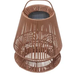 Originalhome Lampion przenośny abażur z recyklingu / Ceglasty czerwony 12449122