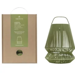 Originalhome Lampion przenośny abażur z recyklingu / Zielony 12449161