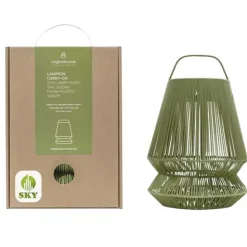 Originalhome Lampion przenośny abażur z recyklingu / Zielony 12449161
