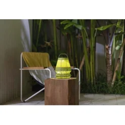 Originalhome Lampion przenośny abażur z recyklingu / Zielony 12449161