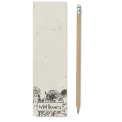 Ołówek w etui z nasionami / Bialy MO2257-06