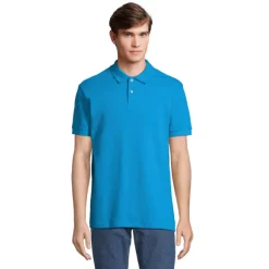 PACIFIC MEN POLO / Aqua S04439-AQ-L