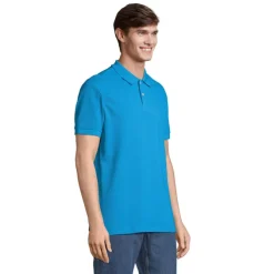 PACIFIC MEN POLO / Aqua S04439-AQ-M