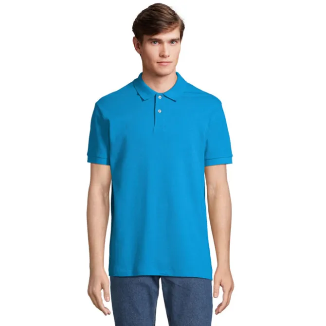 PACIFIC MEN POLO / Aqua S04439-AQ-M
