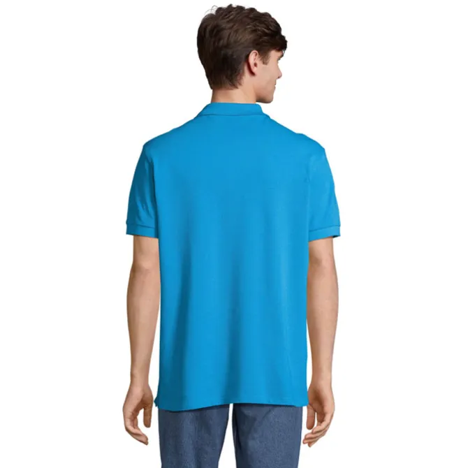 PACIFIC MEN POLO / Aqua S04439-AQ-M