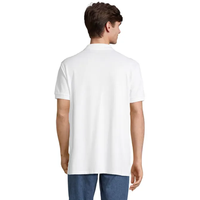 PACIFIC MEN POLO / Bialy S04439-WH-S