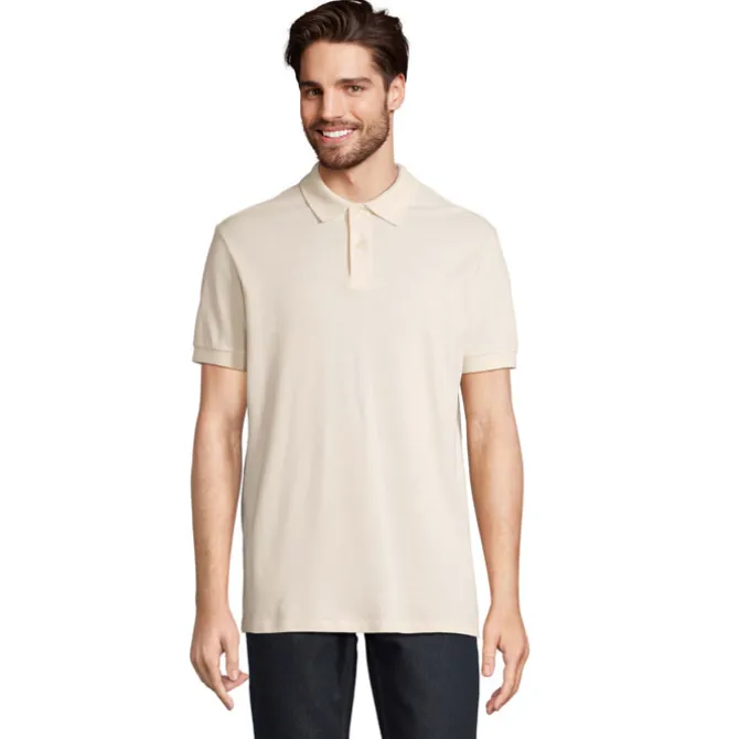 PACIFIC MEN POLO / Natural S04439-NA-L