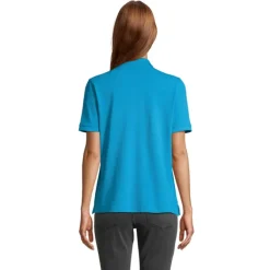 PACIFIC WOMEN POLO / Aqua S04440-AQ-L