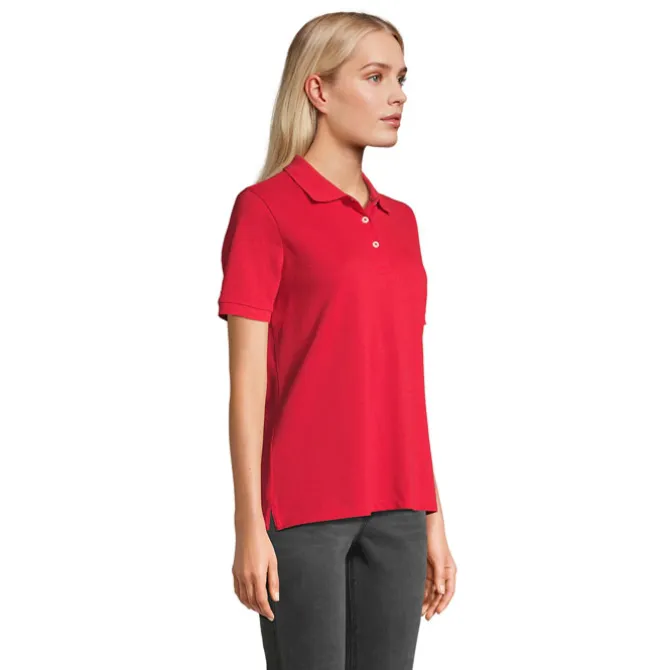 PACIFIC WOMEN POLO / Czerwony S04440-RD-M