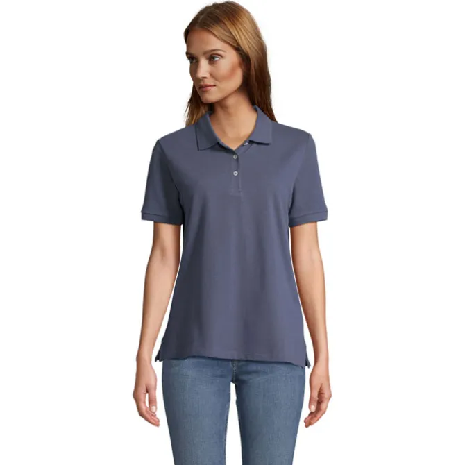 PACIFIC WOMEN POLO / Denim S04440-DM-L