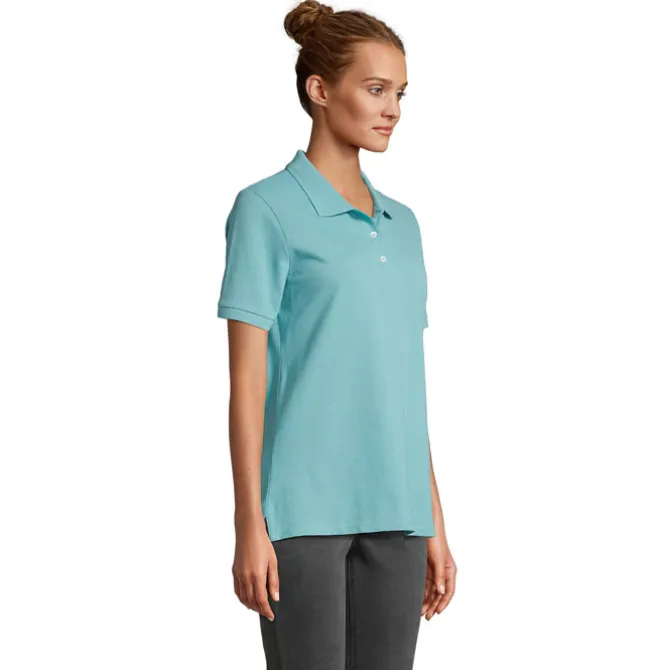 PACIFIC WOMEN POLO / Pool Blue S04440-BP-XL