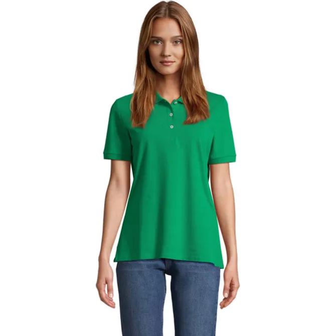 PACIFIC WOMEN POLO / Zielony S04440-KG-L