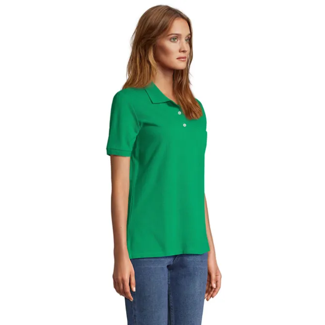 PACIFIC WOMEN POLO / Zielony S04440-KG-L