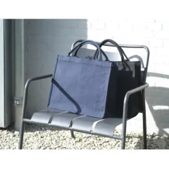 Page torba na zakupy z materiału z recyklingu o gramaturze 500 g/m² / Dżinsowy niebieski 12071154