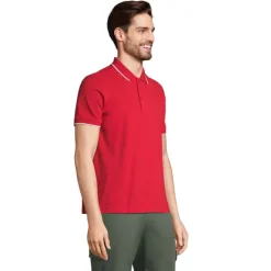 PALERMO POLO SHIRT / Khaki/Graphite S04769-KA-XL