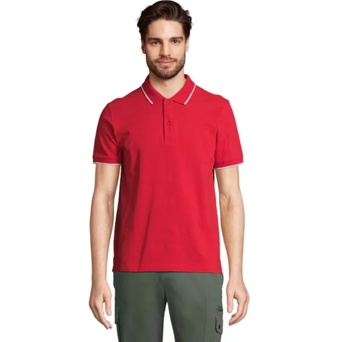PALERMO POLO SHIRT / Khaki/Graphite S04769-KA-XXL