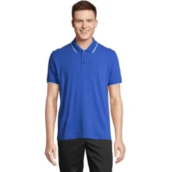 PALERMO POLO SHIRT / Królewski Niebieski/biały S04769-RW-3XL
