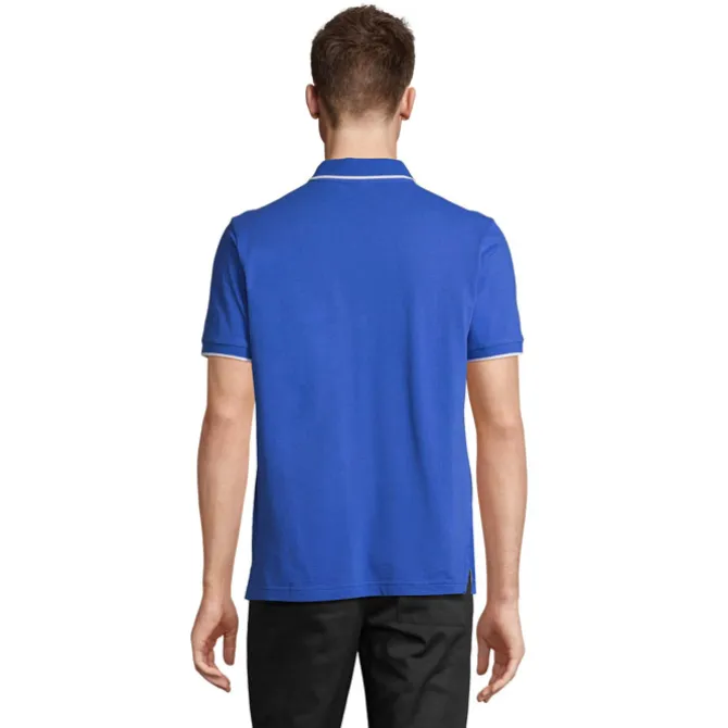 PALERMO POLO SHIRT / Królewski Niebieski/biały S04769-RW-3XL