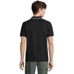 PALERMO POLO SHIRT / Negro/Blanco S04769-BC-XL